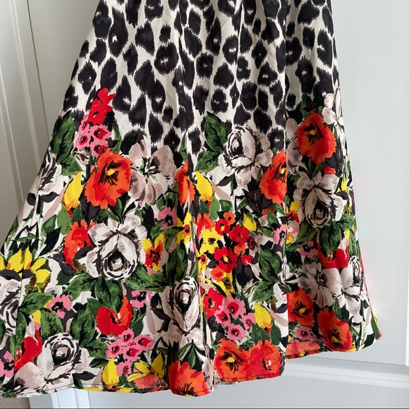 Cheetah/floral dress - Picture 2 of 5